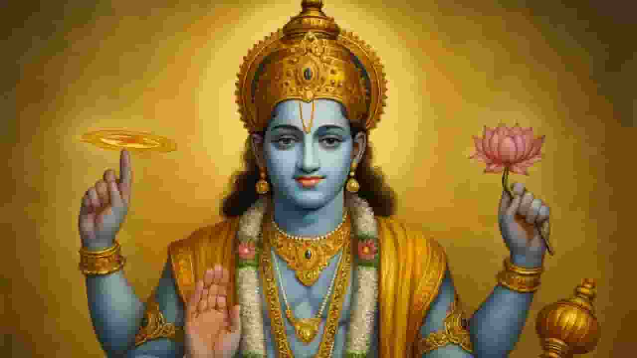 विष्णु शतनाम स्तोत्र: इन मंत्रों में छिपे हैं भगवान विष्णु के 100 नाम Bhagwan Vishnu Representational Picture