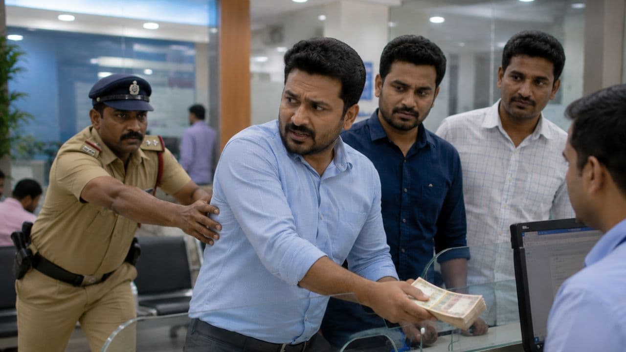 AI Generated Image Of Man taking Money From The Bank