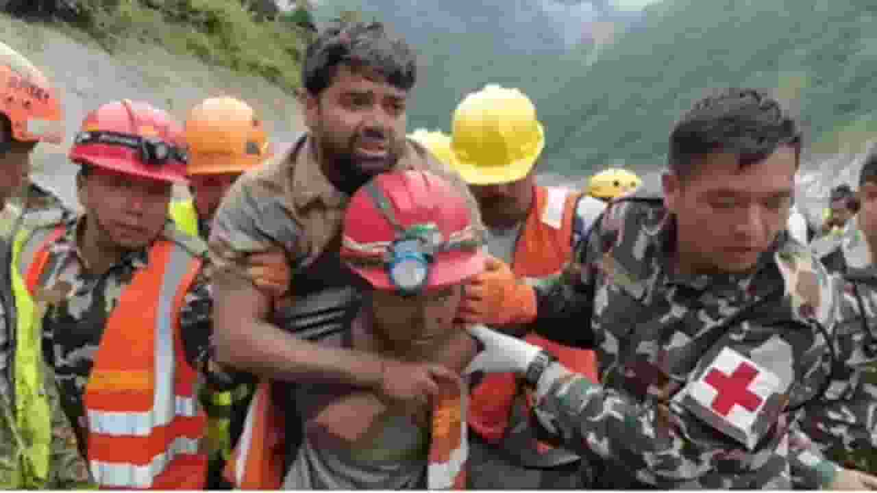 Nepal Flood, Nepal Tunnel Rescue