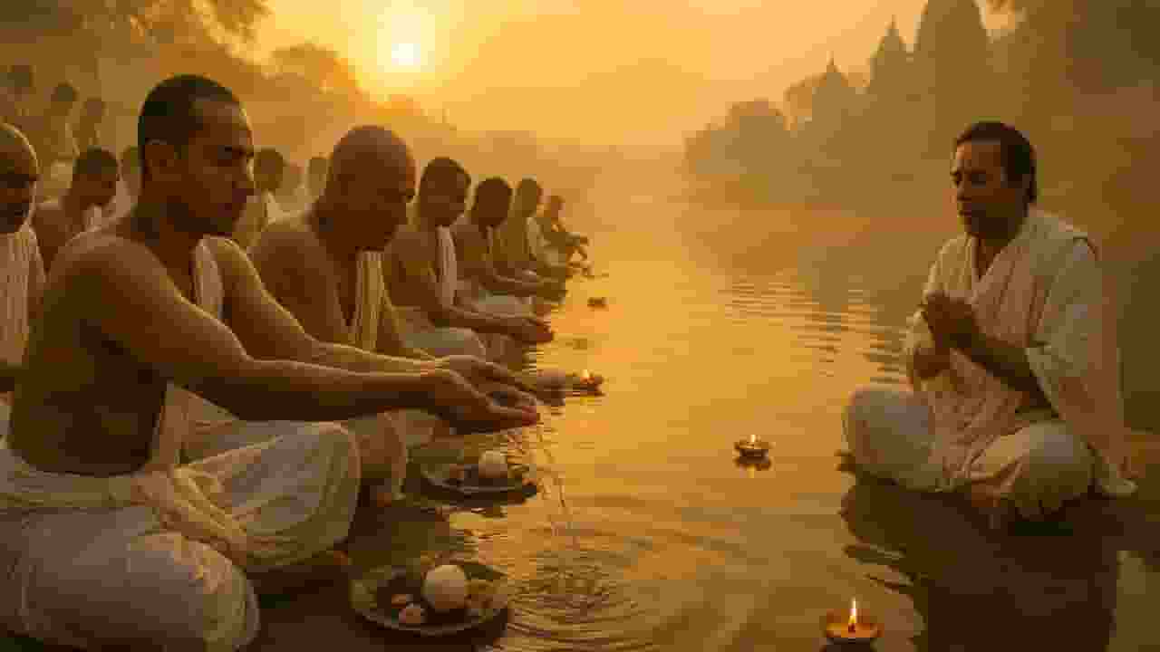 पितृपक्ष में कैसे करें तर्पण और पिंडदान? शास्त्रीय नियम जानिए Representational Picture