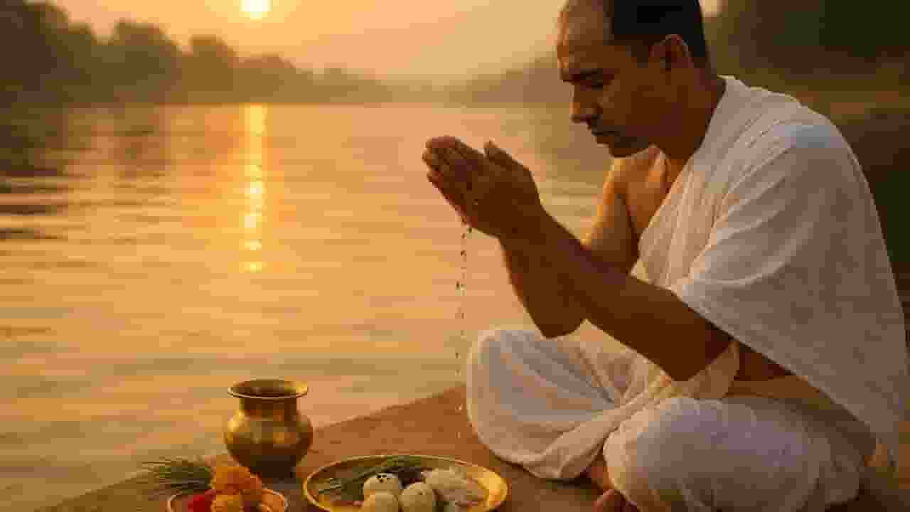 तर्पण में किन चीजों का इस्तेमाल किया जाता है, जानें वैदिक महत्व Representational Picture