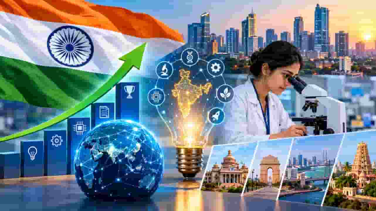 auther news Global Innovation Index 2026, India Innovation Ranking,