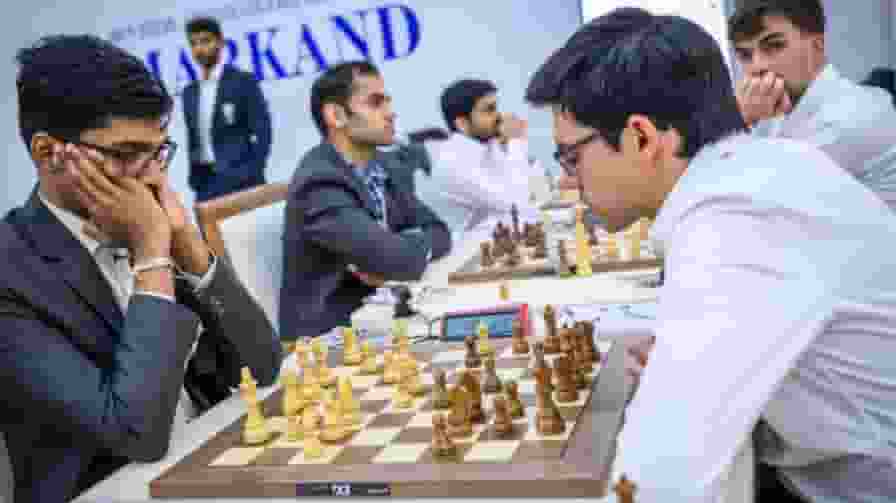 R Praggnanandhaa Anish Giri Chess Olympiad