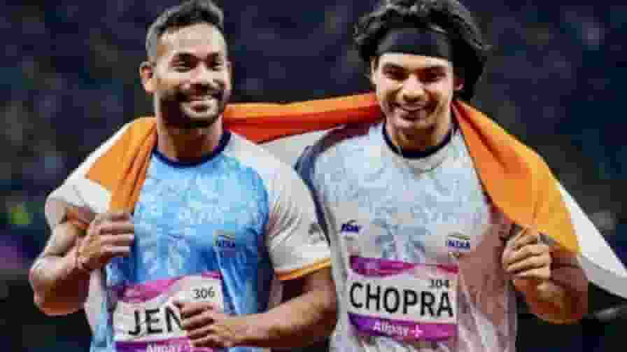 Neeraj Chopra and Kishore Jena Asian Games 2023