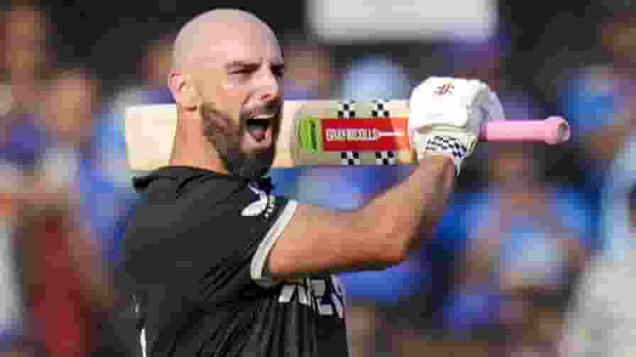 Daryl Mitchell Century Celebration IND vs NZ ODI