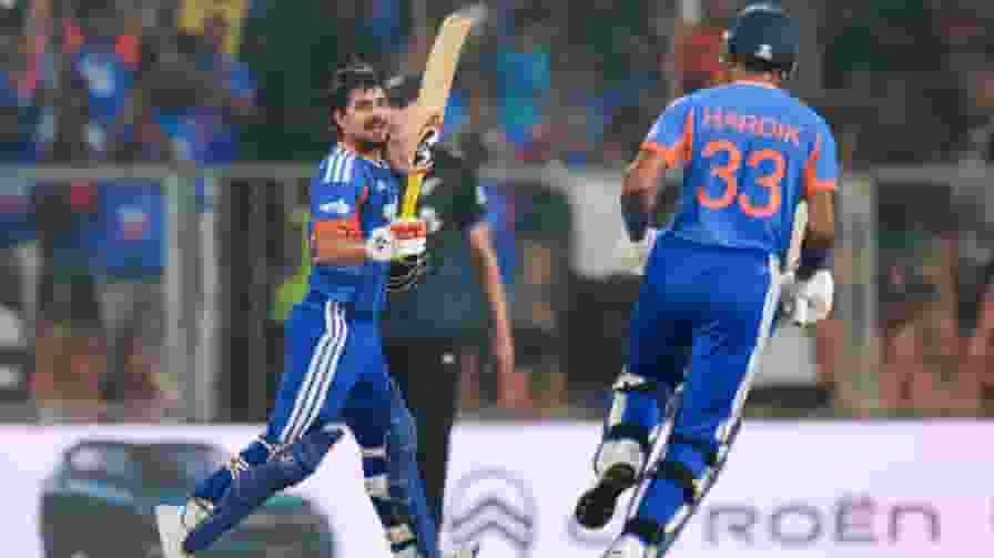 Ishan Kishan Century Celebration