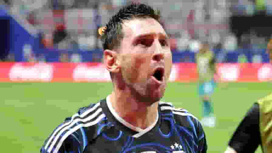 Lionel Messi Argentina vs England FIFA World Cup