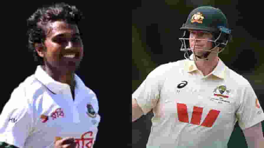 Hasan Mahmud Steve Smith