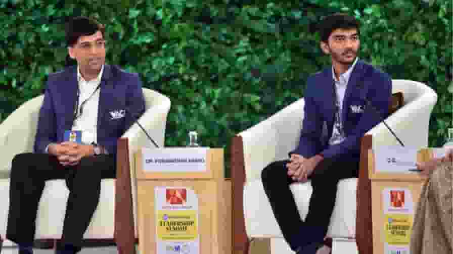 Viswanathan Anand D Gukesh Chess