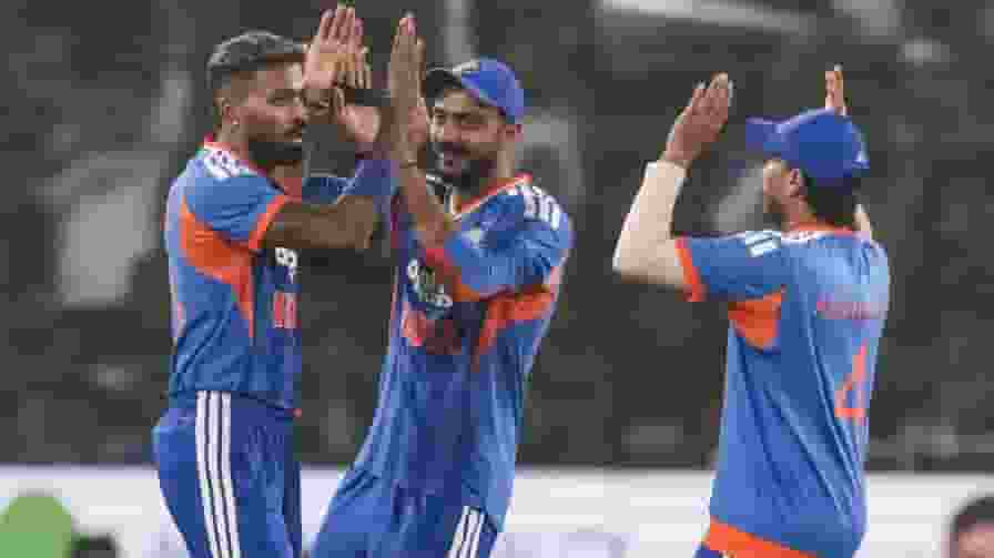 Hardik Pandya Celebrating Wicket