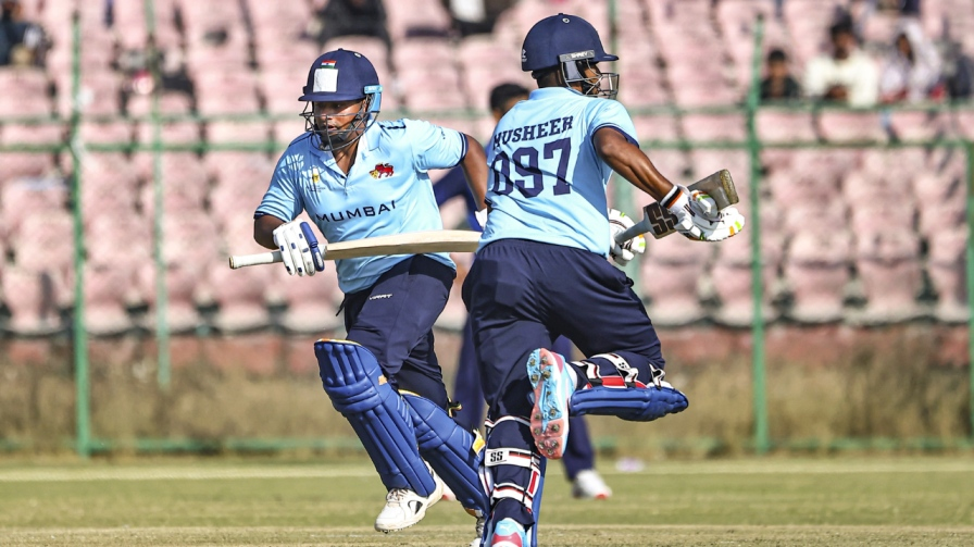 Sarfaraz Khan Musheer Khan Vijay Hazare Trophy