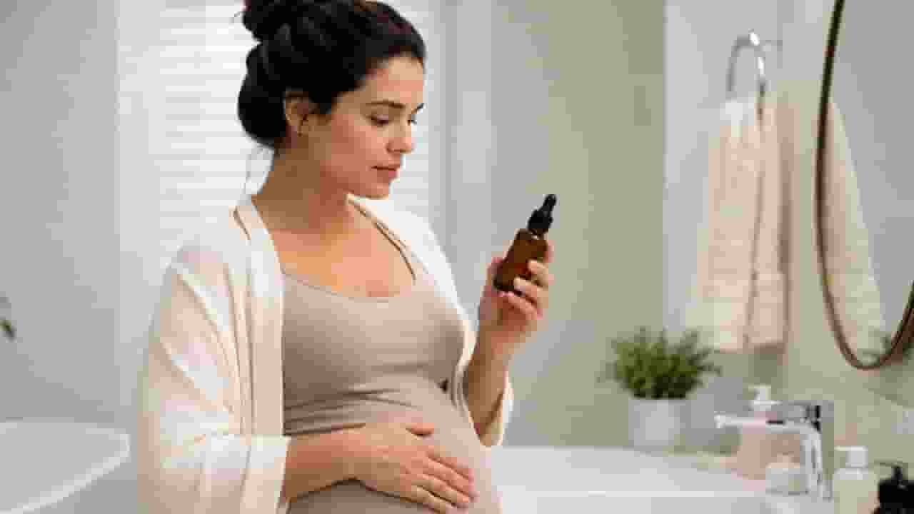 an image generated from ai women using retinol in pregnancy