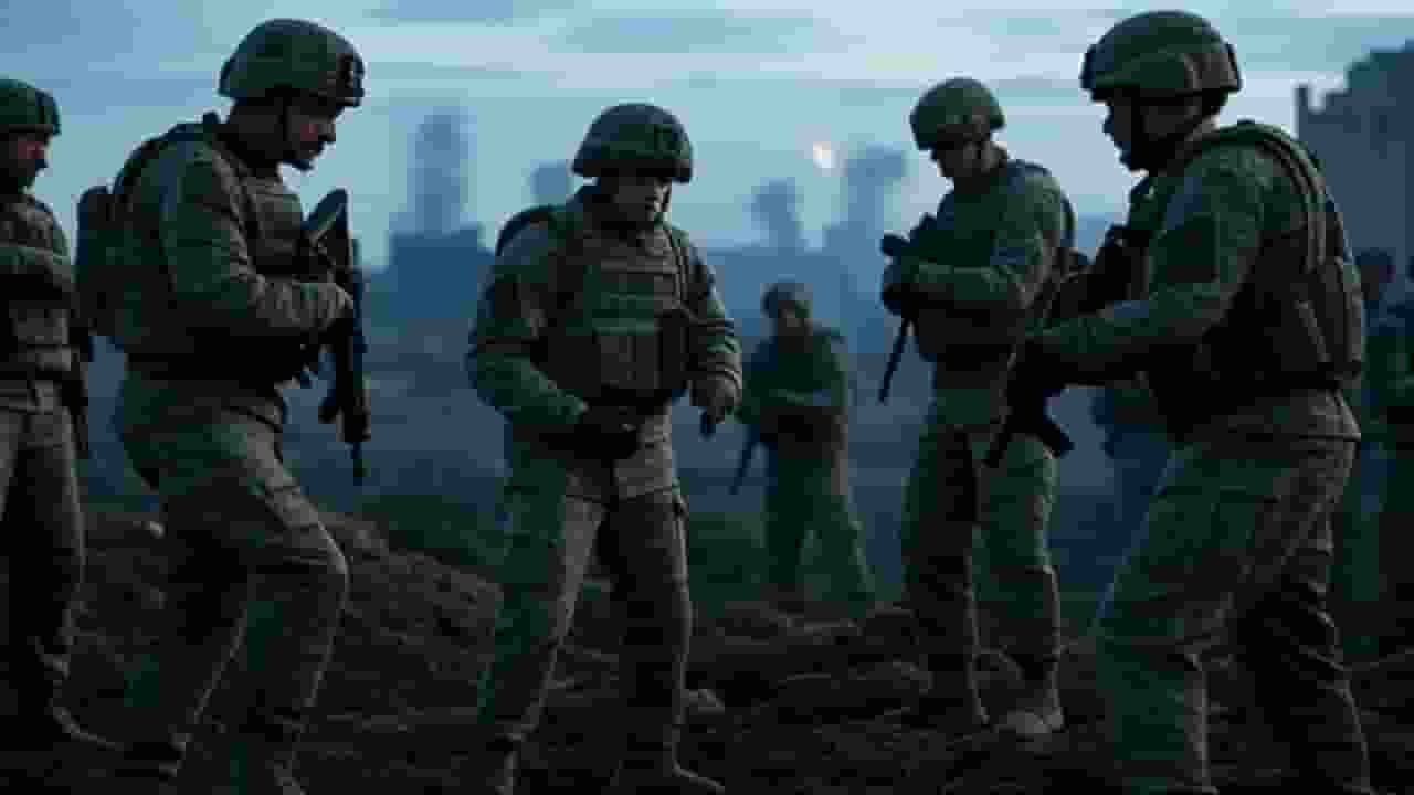 तीसरे विश्वयुद्ध की आहट! रूस के खिलाफ कैसे जंग की तैयारी में यूरोप? Symbolic photo of soldiers.