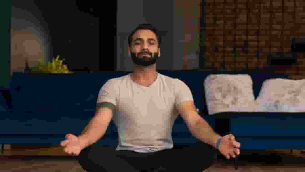 men doing yoga