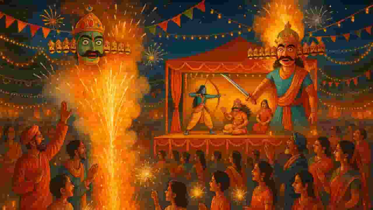 दशहरे के दिन नहीं जलाया जाता रावण, इन जगहों पर होती है पूजा Representational Picture