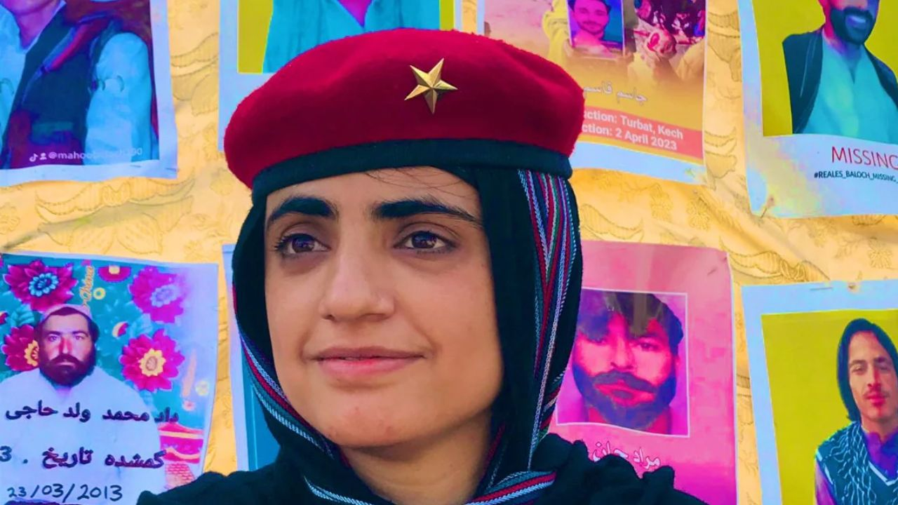 नोबेल के लिए गया है महरंग बलोच का नाम, अब आतंकवाद का केस दर्ज हो गया mahrang baloch