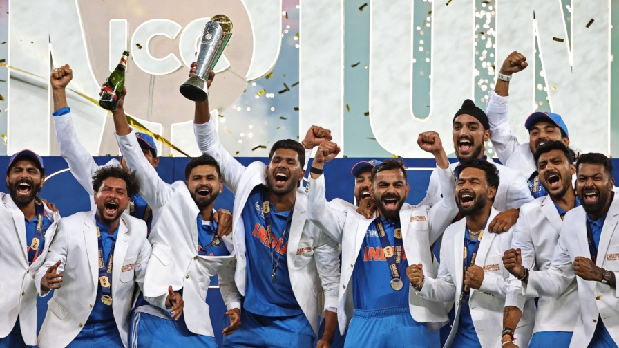 टीम इंडिया ने जीता चैंपियंस ट्रॉफी का खिताब, न्यूजीलैंड का टूटा दिल Team India Champions Trophy Winning Celebration