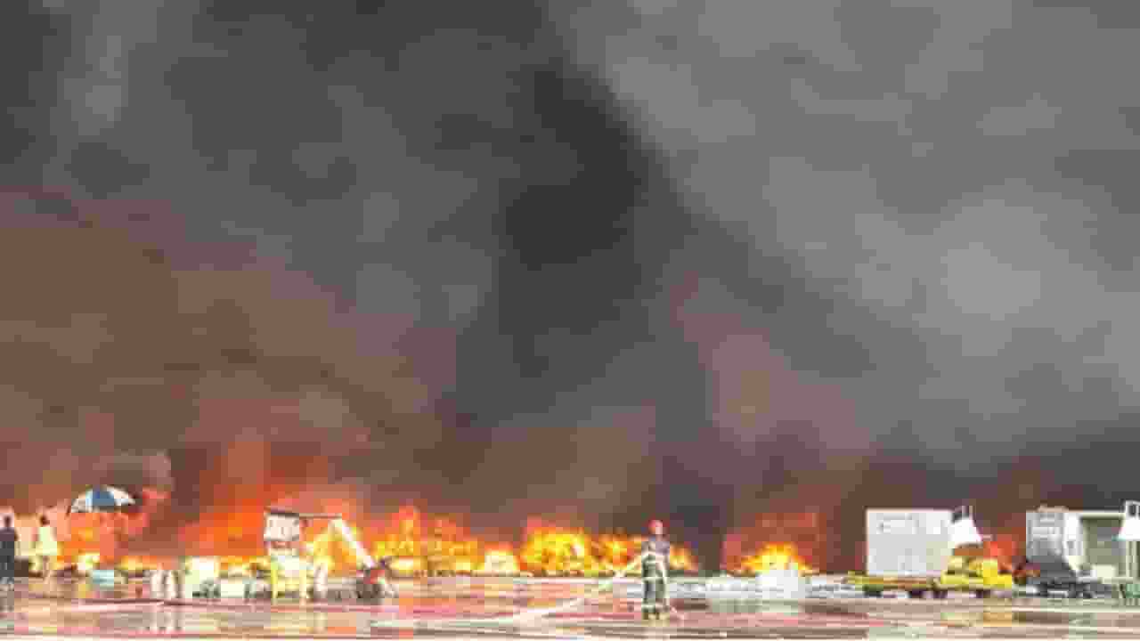 Dhaka Airport Fire