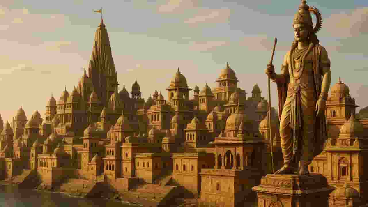 कैसे श्री कृष्ण की भव्य नगरी द्वारका का हुआ था विनाश? कथा से जानें Image of Bhagwan Krishna Dwarka