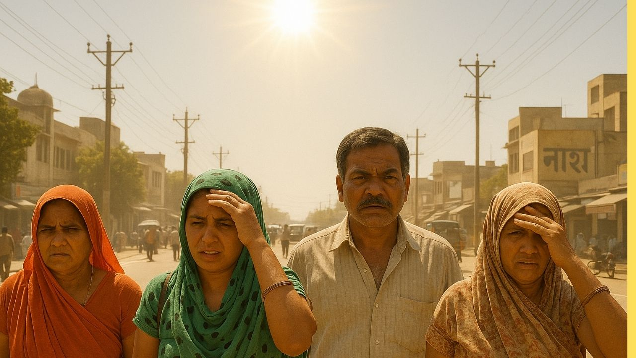 सिर्फ गर्मी से नहीं बल्कि कई चीजें तय करती हैं हीटवेव, जानें नियम प्रतीकात्मक तस्वीर । Photo Credit: AI Generated