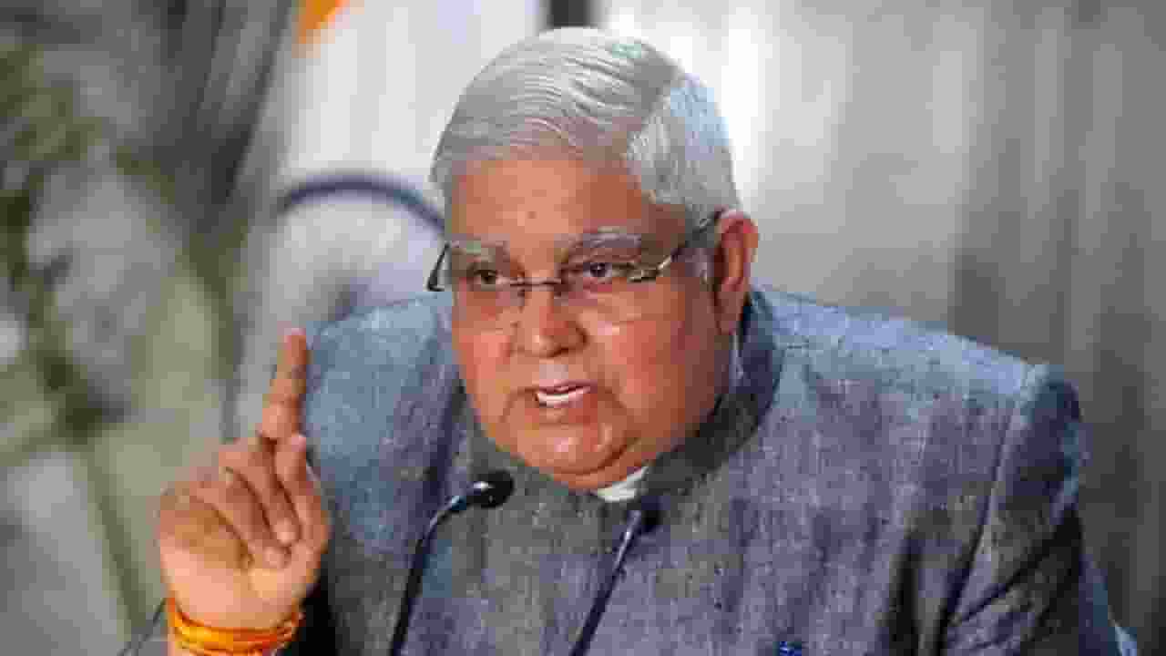 'संविधान में संसद से ऊपर कोई नहीं', धनखड़ ने ज्युडिशियरी पर उठाए सवाल Jagdeep Dhankhar। Photo Credit: PTI