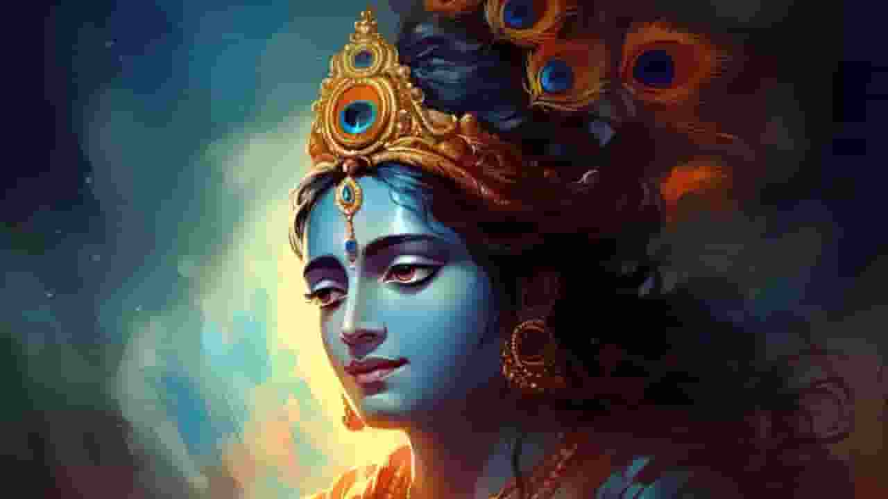 जब भगवान श्री कृष्ण ने अर्जुन को बताया कब करना चाहिए युद्ध Image of Bhagwan krishna