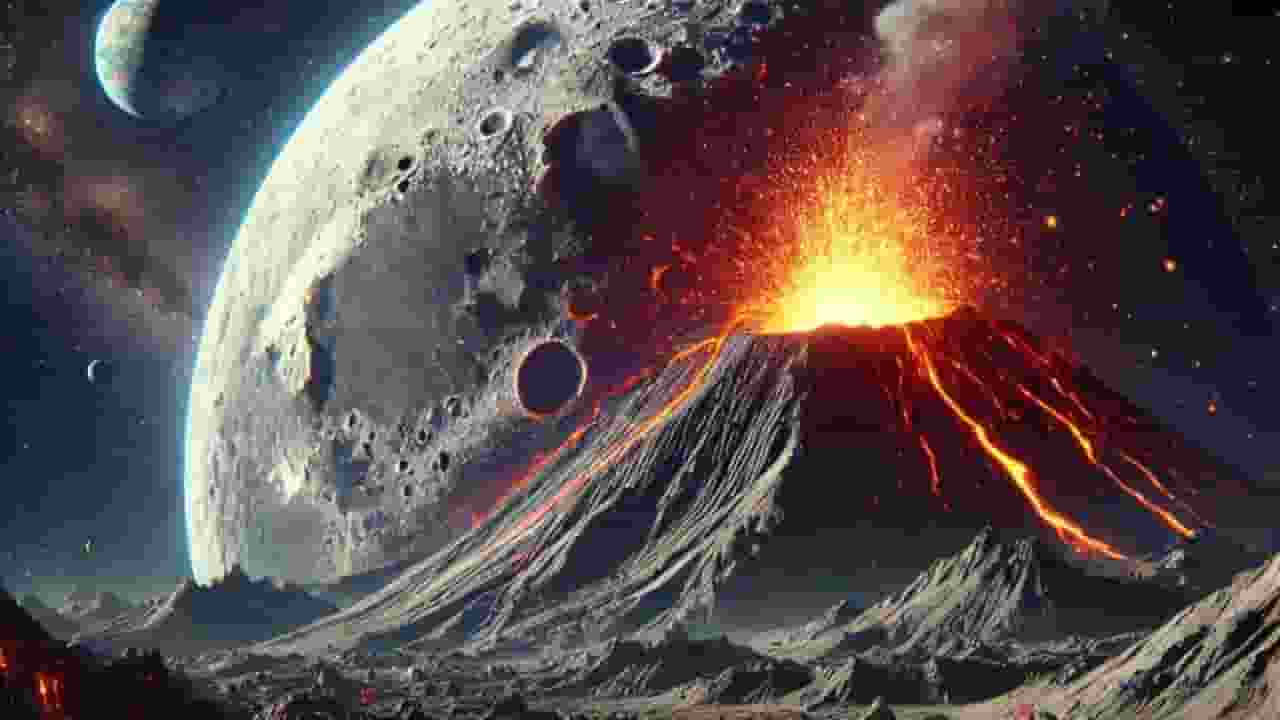 वैज्ञानिकों की चंद्रमा की 'डार्क साइड' से जुड़ा नया खुलासा Moon, Science and Moon, Volcano on Moon