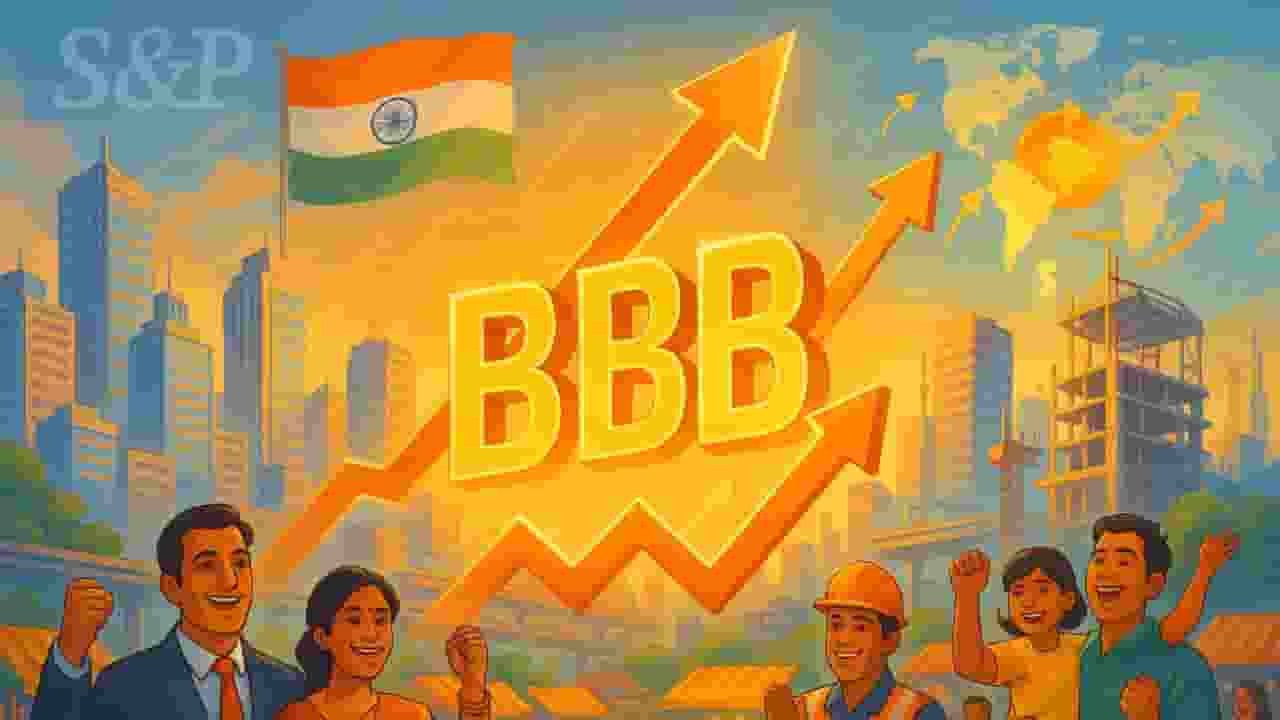 ट्रंप बता रहे 'डेड इकॉनमी', उधर बढ़ गई भारत की रेटिंग, क्या है BBB? Representational image।  Photo Credit: AI Generated