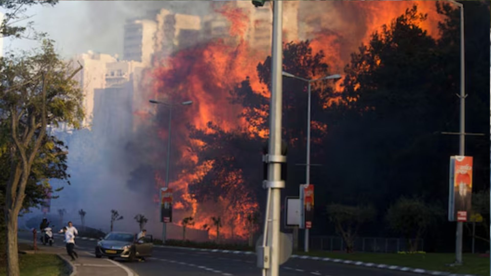 जेरूशलम में भीषण आग के चलते लगाई गई इमरजेंसी, नेतन्याहू को सता रहा डर wildfires